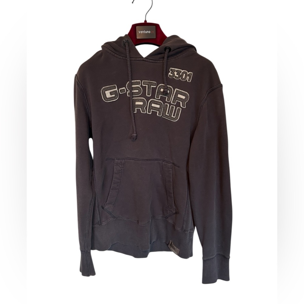 G Star Raw Denim Hoodie Size M